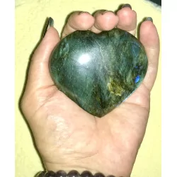 Cœur Labradorite 7 cm