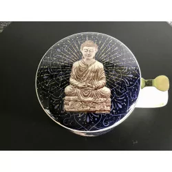 Tasse à thé infuseur en porcelaine , Bouddha, 400 ml.