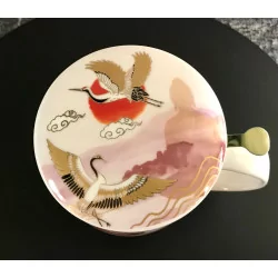 Tasse à thé infuseur en porcelaine, Moment Zen, 400ml