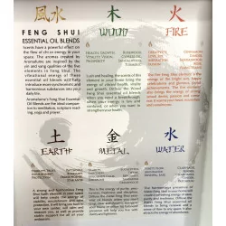 Feng Shui mélange de 5 huiles essentielles.