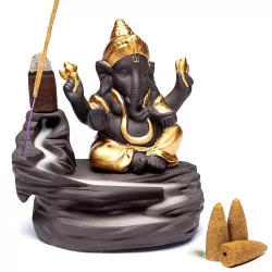 Ganesh backflow incense burner