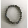 Bracelet Labradorite Grise. 8 mm.