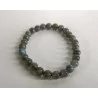 Bracelet Labradorite Grise. 8 mm.