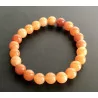 Bracelet Aventurine Orange, 8 mm.