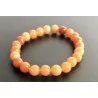 Bracelet Aventurine Orange, 8 mm.