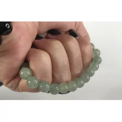 Bracelet Aventurine verte, 8 mm.