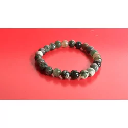 Bracelet Agate Indienne, 8 mm.