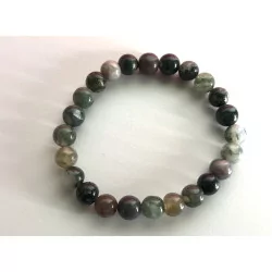 Bracelet Agate Indienne, 8 mm.