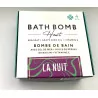 Coffret de 4 Bombes de bain cœurs La nuit.