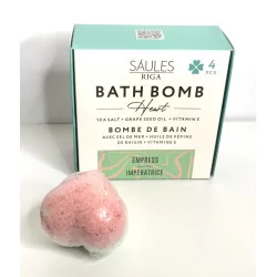 Coffret de 4 Bombes de bain cœurs Empress Impératrice.