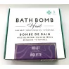 Coffret de 4 Bombes de bain cœurs Violette.