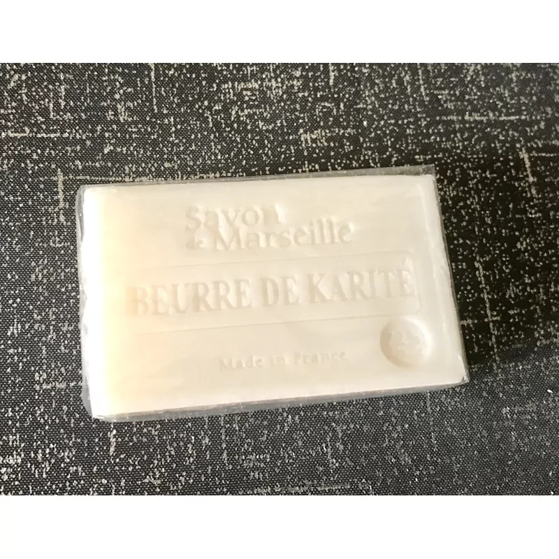 Savon de Marseille naturel Beurre de Karité 100g.