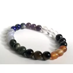 Bracelet 7 Chakras A 8 mm.