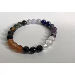 Bracelet 7 Chakras A 8 mm.