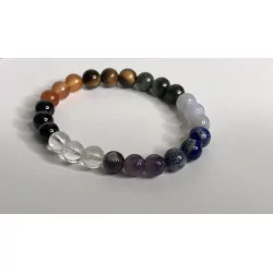 Bracelet 7 Chakras A 8 mm.