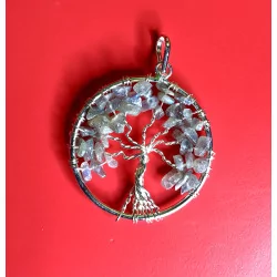 Pendentif Arbre de vie, Labradorite A.