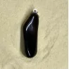 Pendentif Pierre roulée, Obsidienne Larme d’Apache,A.