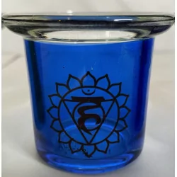 Structured Chakra candle holders.