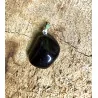 Pendentif Pierre roulée, Obsidienne Larme d’Apache,A.