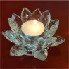 Lotus crystal candlestick