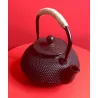 Théière Tetsukyusu émaillée 0,6 litre noire.