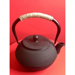 Théière Tetsukyusu émaillée 1,2 litre noire.