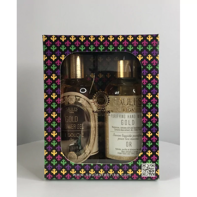 Coffret cadeau de luxe Gold Saules Fabrika