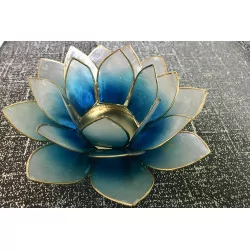 Éclairage d’ambiance Lotus bleu.