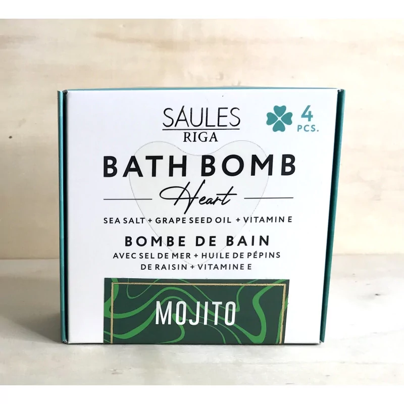 Bombe de bain cœur, Mojito