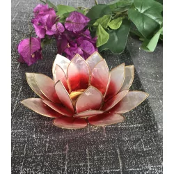 Orange & gold Lotus mood lighting.