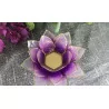 Purple & gold Lotus mood lighting.