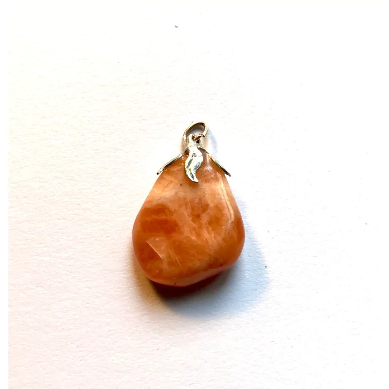 Pendentif , Calcite orange