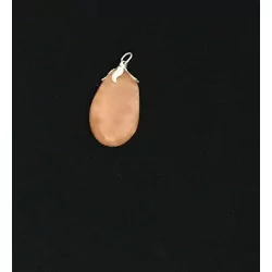 Pendentif Calcite orange.