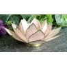 Pastel pink & gold Lotus mood lighting.