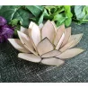 Pastel pink & gold Lotus mood lighting.