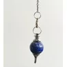 Pendule Lapis lazuli poli et métal