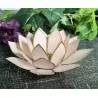 Pastel pink & gold Lotus mood lighting.