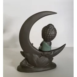 Buddha Moon push-pull incense burner.