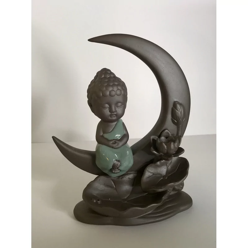 Buddha Moon push-pull incense burner.