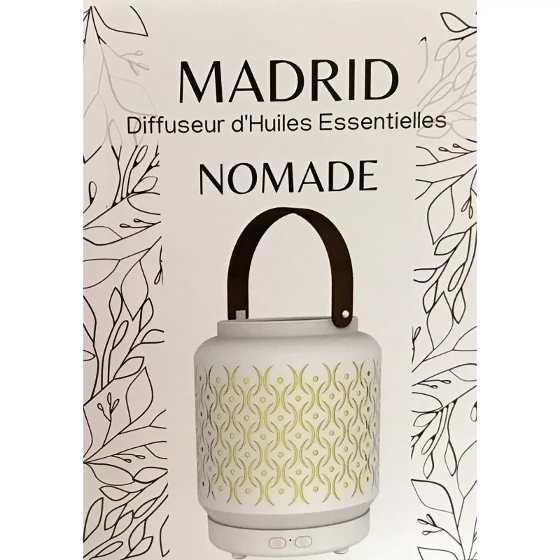 Madrid & Nomade Diffuseur d’huiles Essentielles.