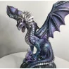 Dragon Violet avec son petit, 21,5cm