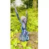 Dragon Violet avec son petit, 21,5cm