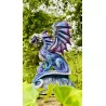 Dragon Violet avec son petit, 21,5cm