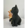 Bébé fée & Chat noir,14,5 cm