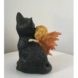 Bébé fée & Chat noir,14,5 cm