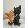 Bébé fée & Chat noir,14,5 cm