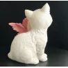 Bébé fée & Chat Blanc, 14,5cm