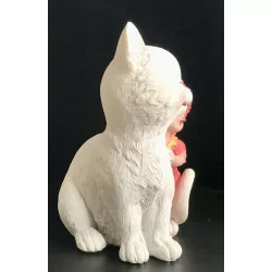 Bébé fée & Chat Blanc, 14,5cm