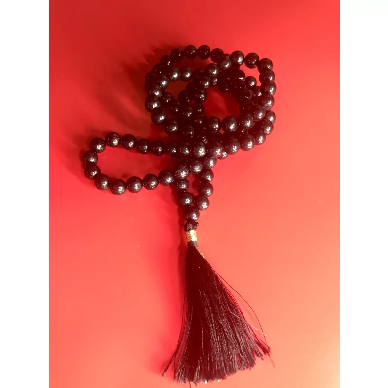 Shungite Mala & Brocade bag