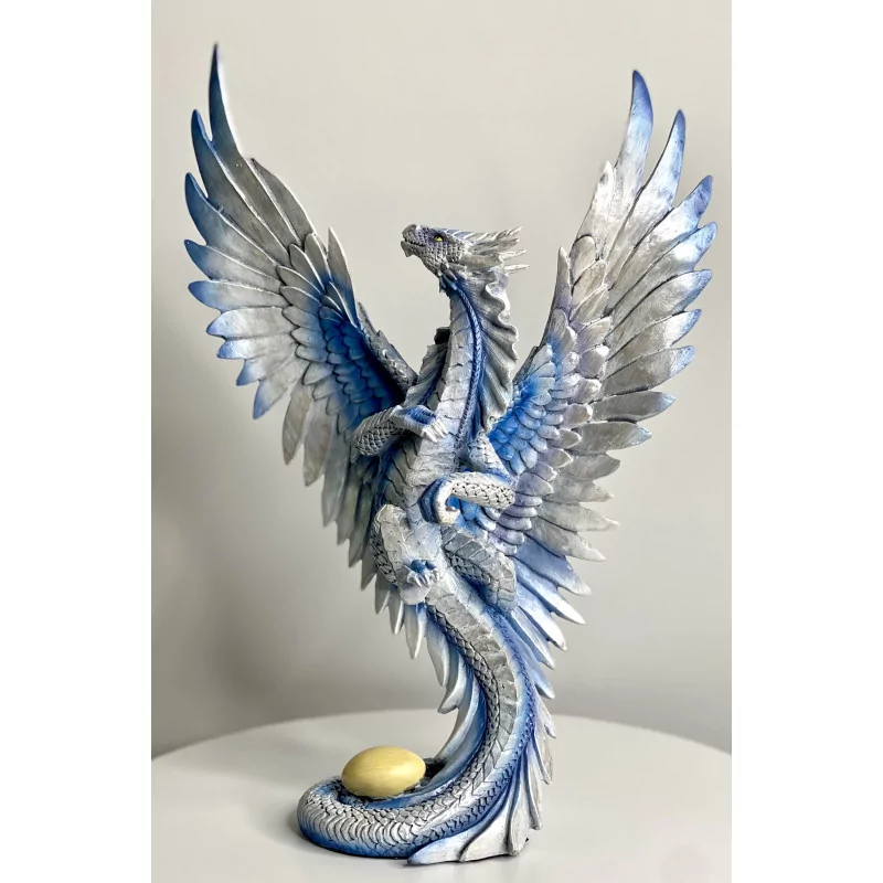 Dragon bleu ciel ,31 cm